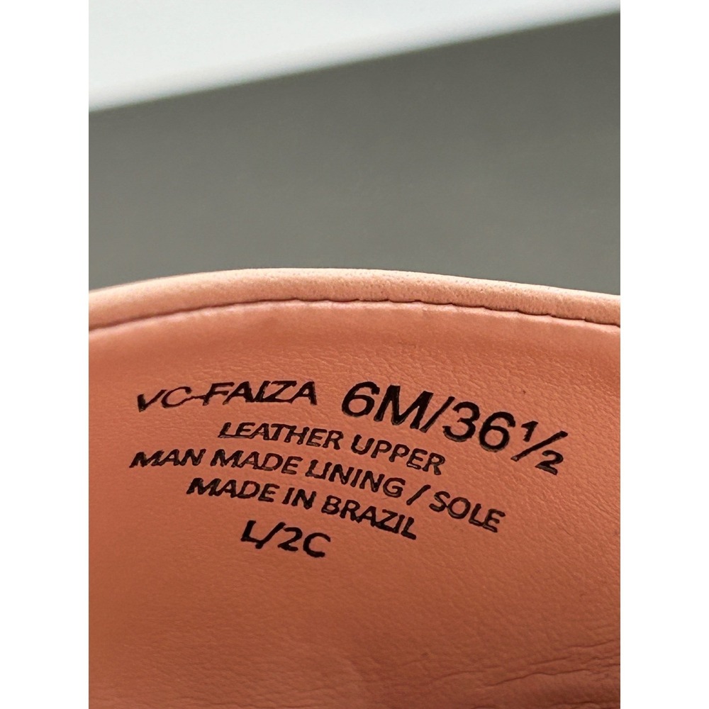 Vince Camuto Faiza Mules,Womens 6M,Pale Peony Pink Leather,Kitten Heel,(NIB) - Picture 6 of 14